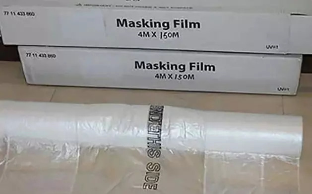 Pre-Taped Masking Film Used in Painting - SLAA
