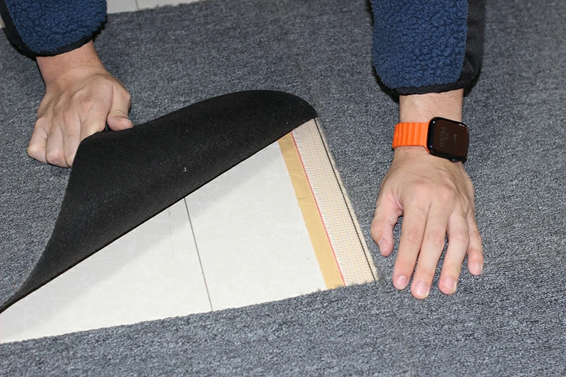 Application of Hot Melt Carpet Seam Tapes